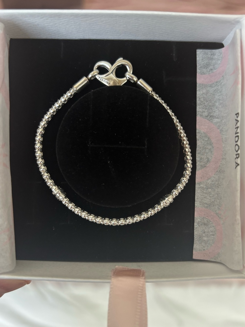 Pandora Moments Studded Chain Bracelet